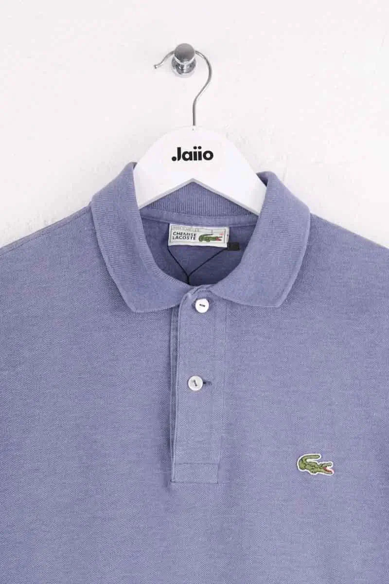 Polo Lacoste Bleu en Coton