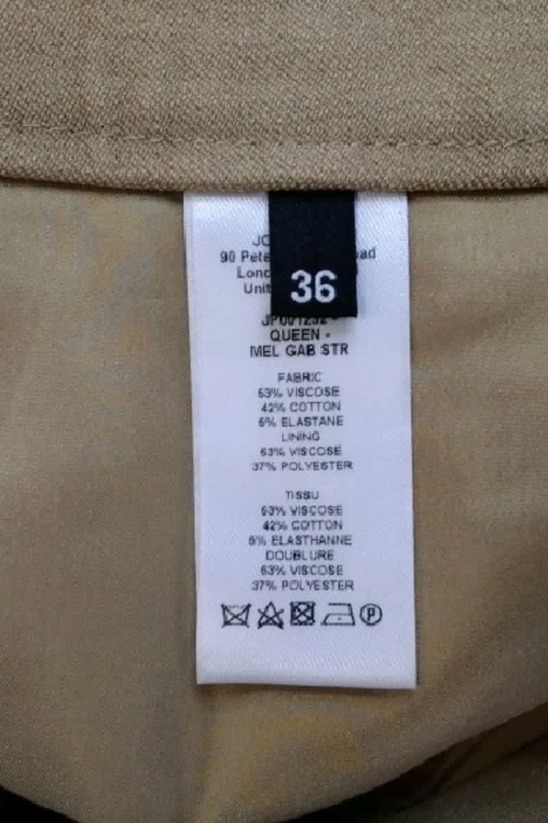 Pantalon droit Joseph  Beige