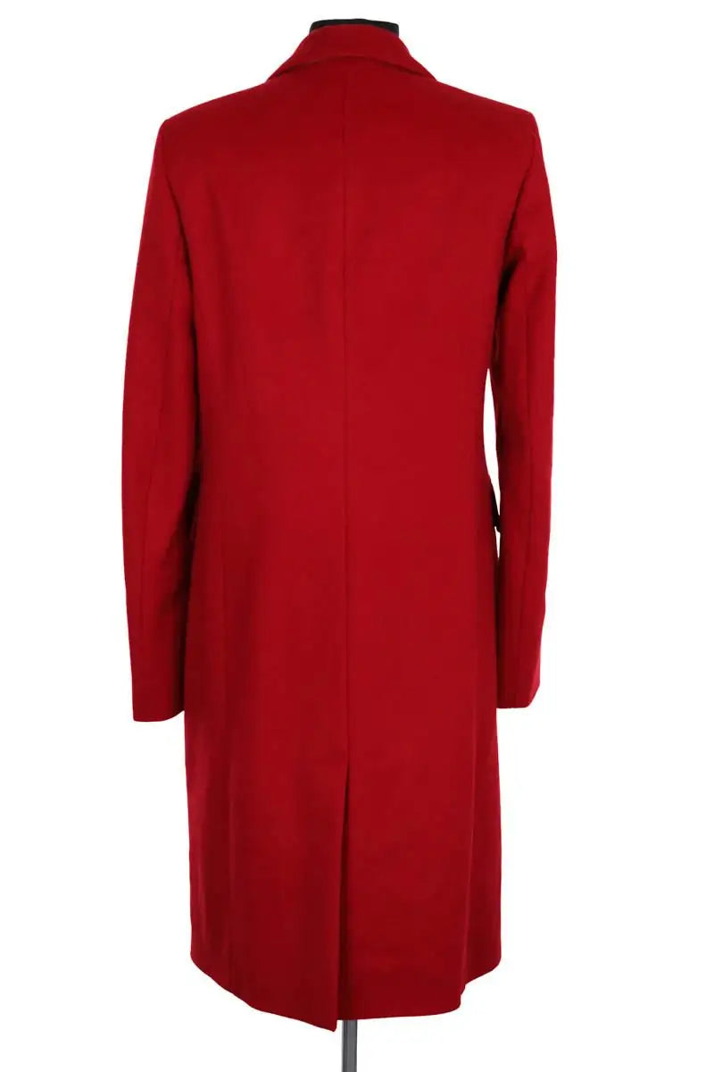 Manteau long Boss Rouge en Laine