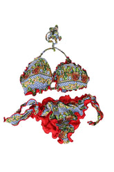 Maillot de bain Antica Sartoria Multicolore en Coton, taille L - Seconde Main