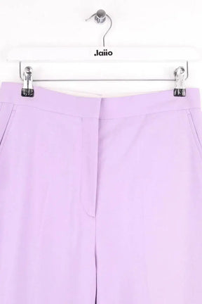 Pantalon droit Sandro Palermo Violet en Viscose