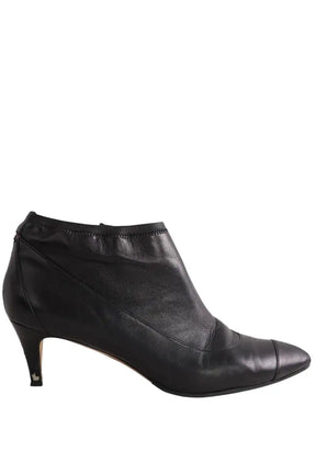 Boots Chanel Noir en Cuir, taille 42 - Seconde Main