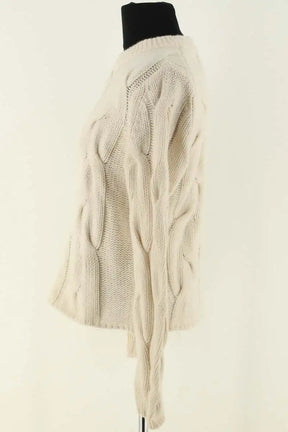Pull Eric Bompard Ecru en Cachemire
