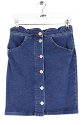 Mini jupe Maje Jaron Bleu en Coton, taille S - Seconde Main