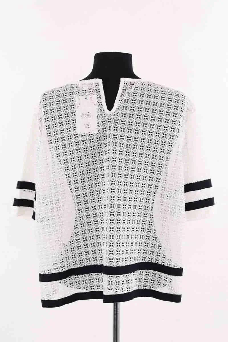 Blouse Claudie Pierlot Blanc en Synthétique