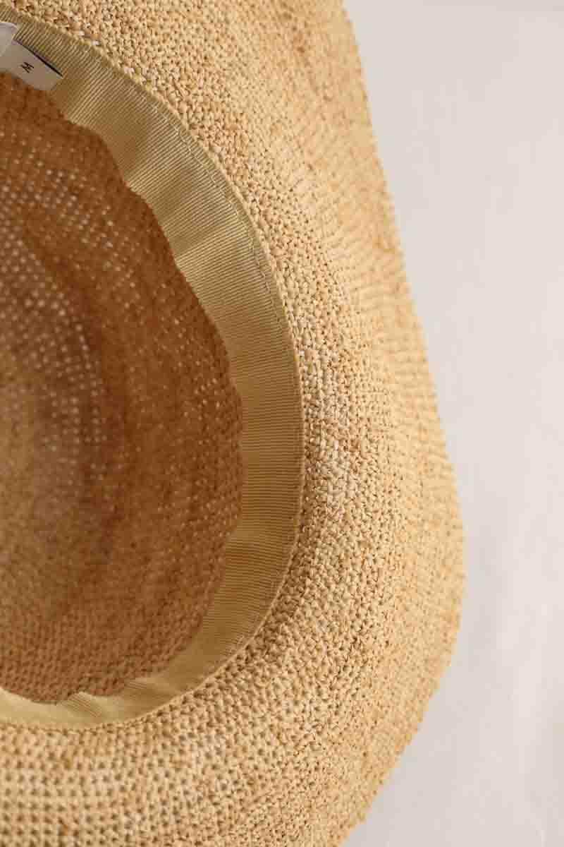 Panama Celine Triomphe Camel en Osier