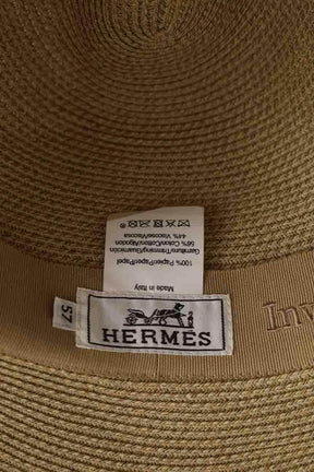 Panama Hermès Beige en Osier