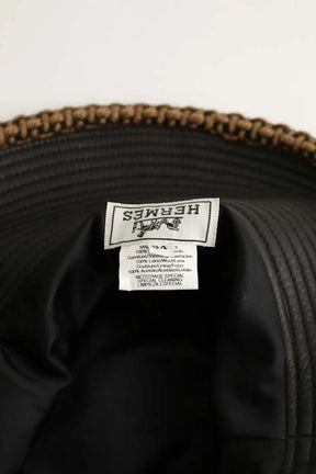 Panama Hermès Marron en Cuir