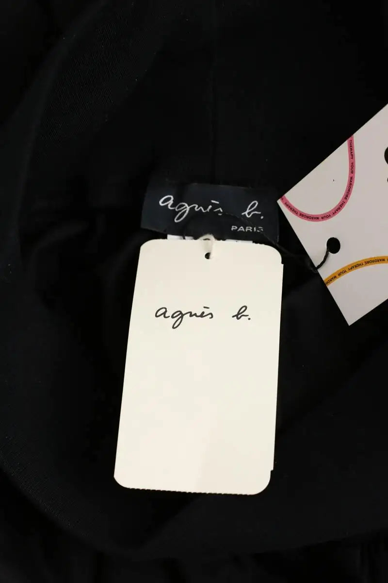 Pantalon Agnès B. Noir en Coton