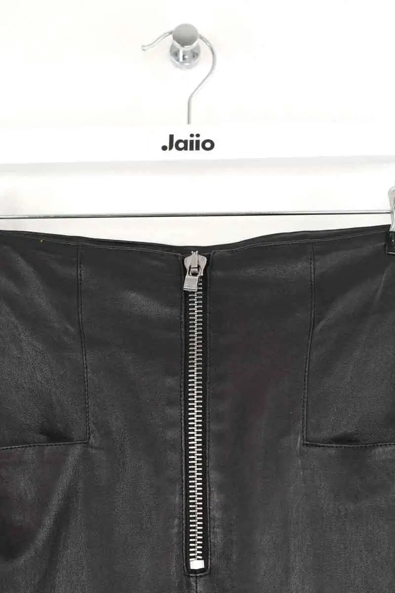 Pantalon Alexander McQueen Noir en Cuir