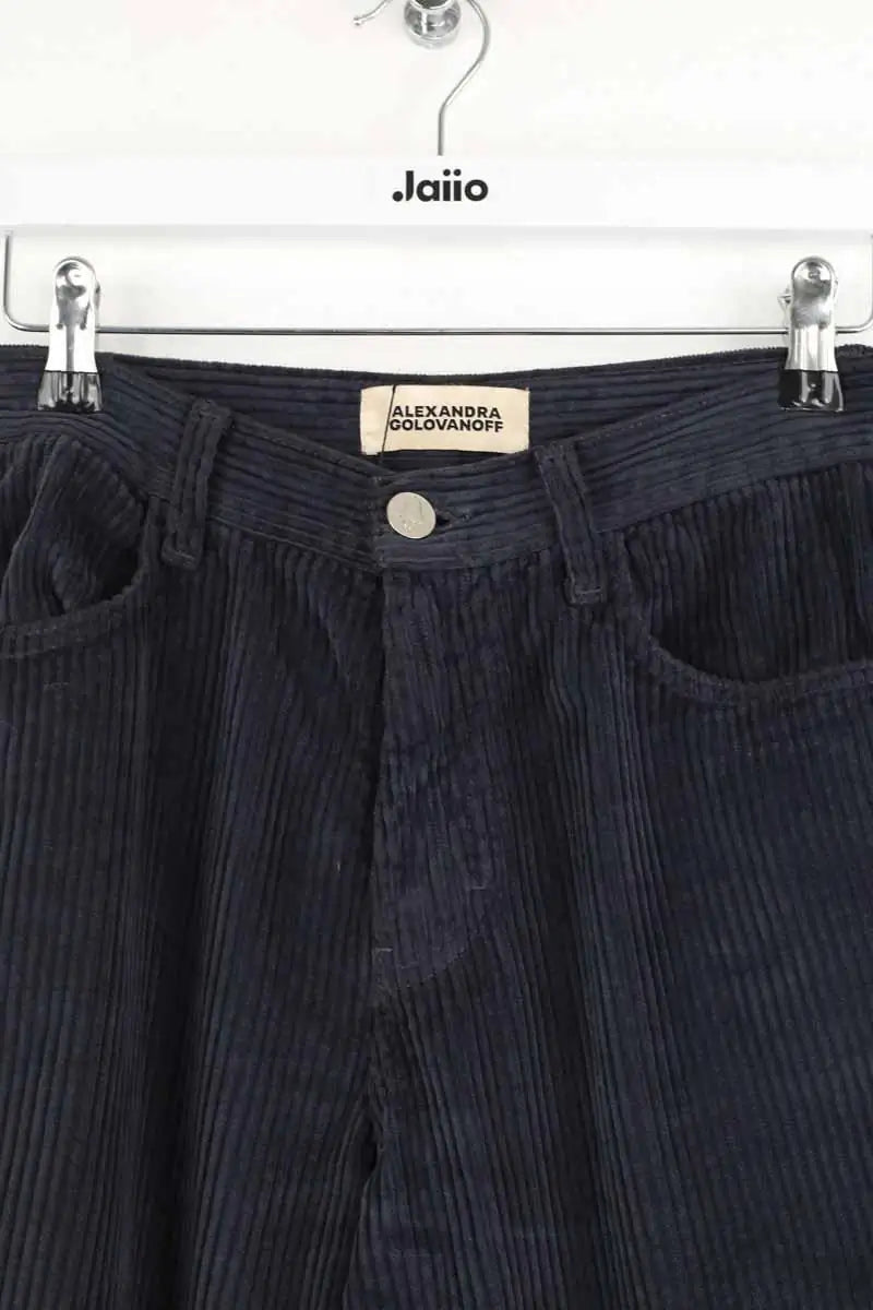 Pantalon Alexandra Golovanoff Gris en Coton