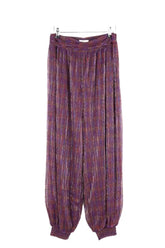 Pantalon Antik Batik Violet en Polyester, taille M - Seconde Main