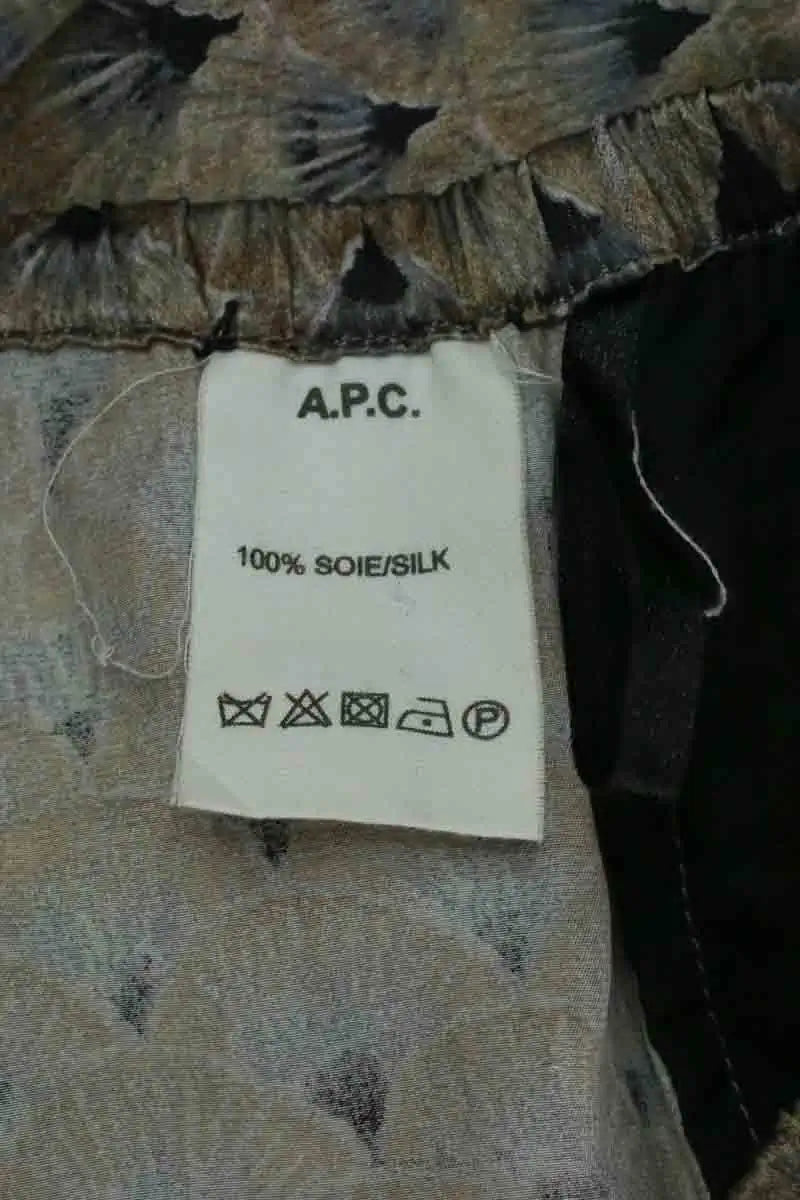 Pantalon APC Gris en Soie