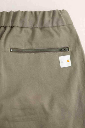 Pantalon APC Kaki en Coton