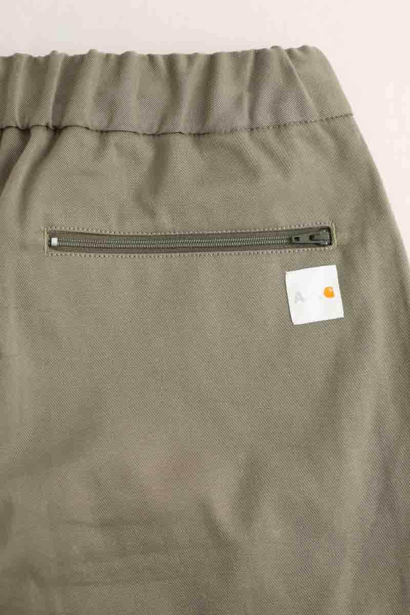 Pantalon APC Kaki en Coton
