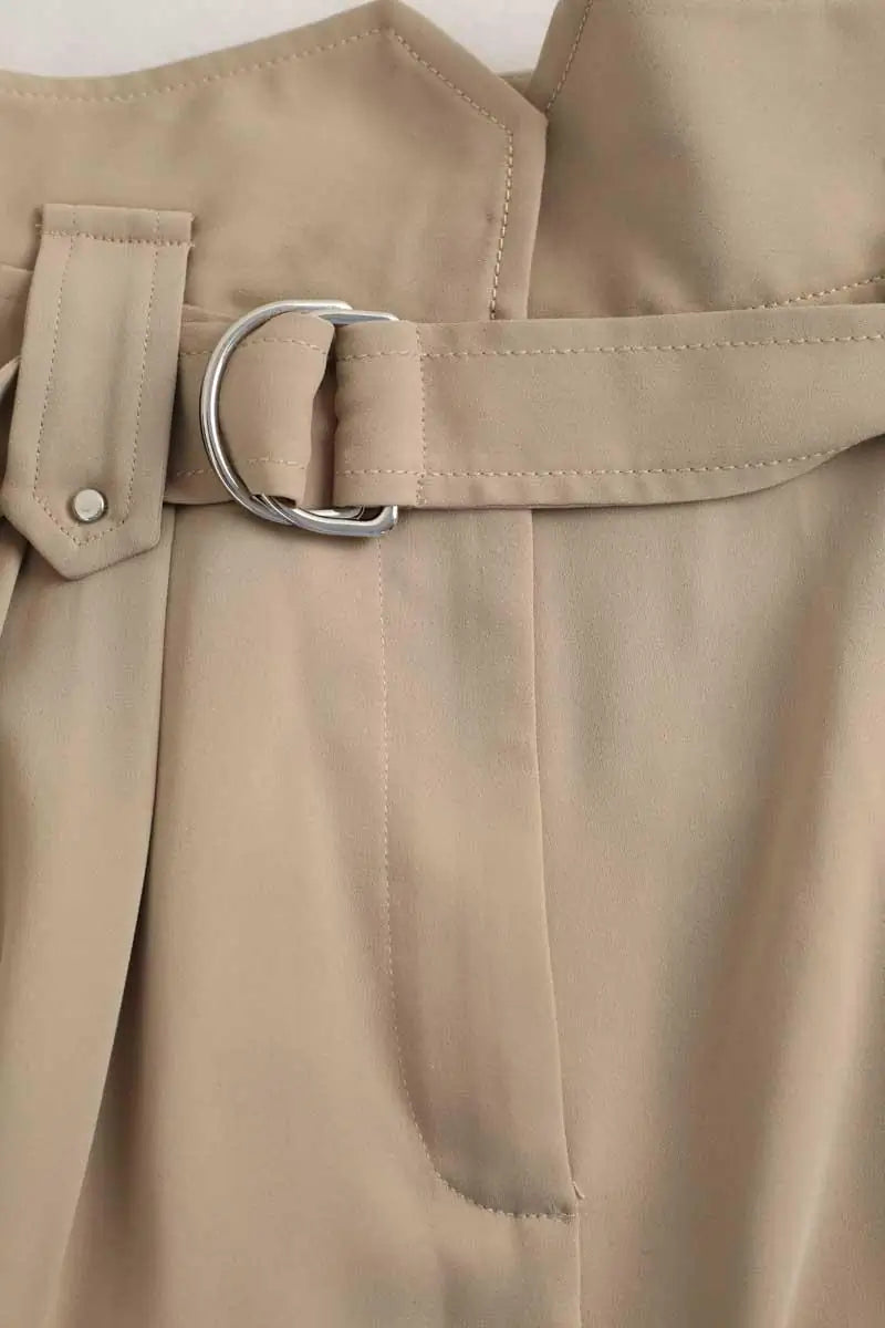 Pantalon Barbara Bui Beige en Polyester