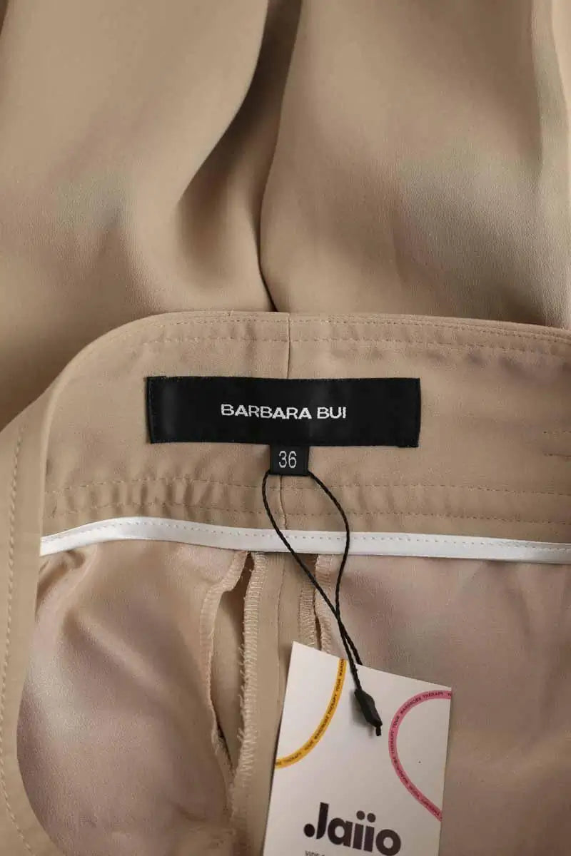 Pantalon Barbara Bui Beige en Polyester