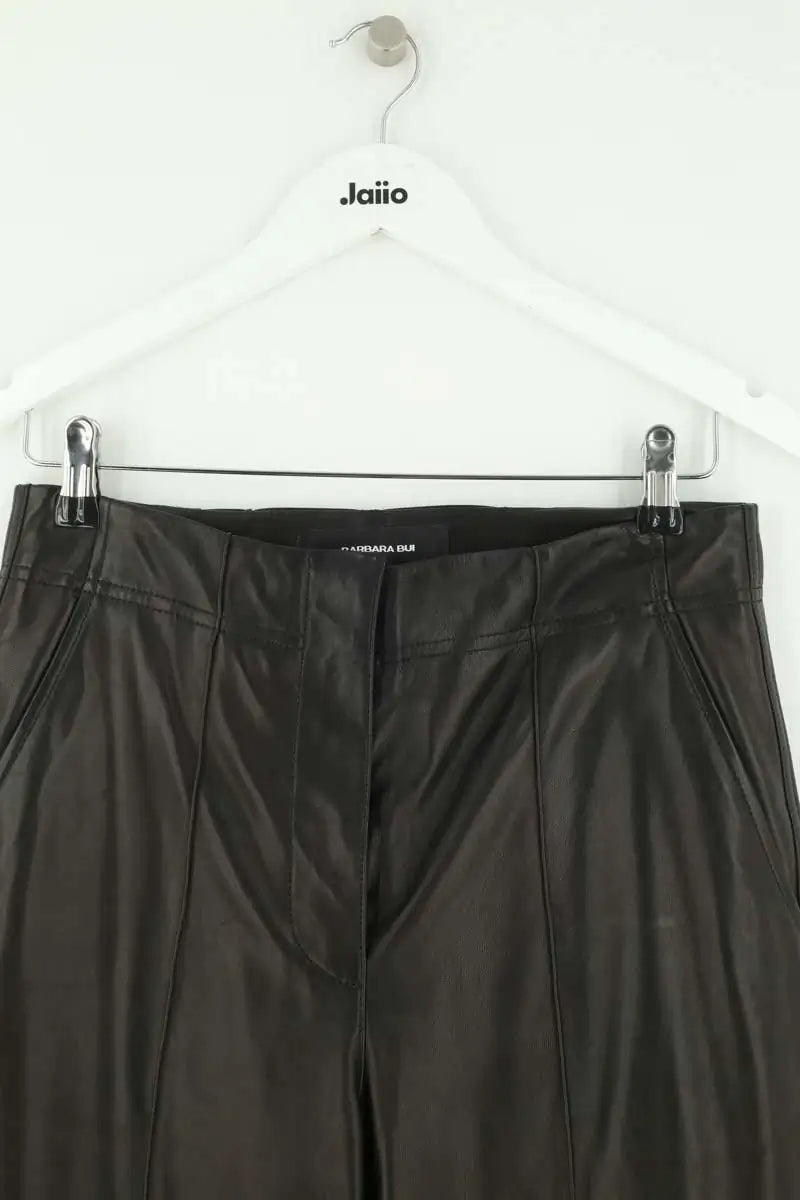 Pantalon Barbara Bui Marron en Cuir