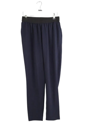 Pantalon Carot Claudie Pierlot Marine en Polyester, taille S - Seconde Main