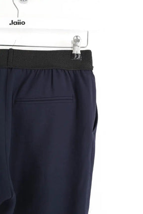 Pantalon Carot Claudie Pierlot Marine en Polyester