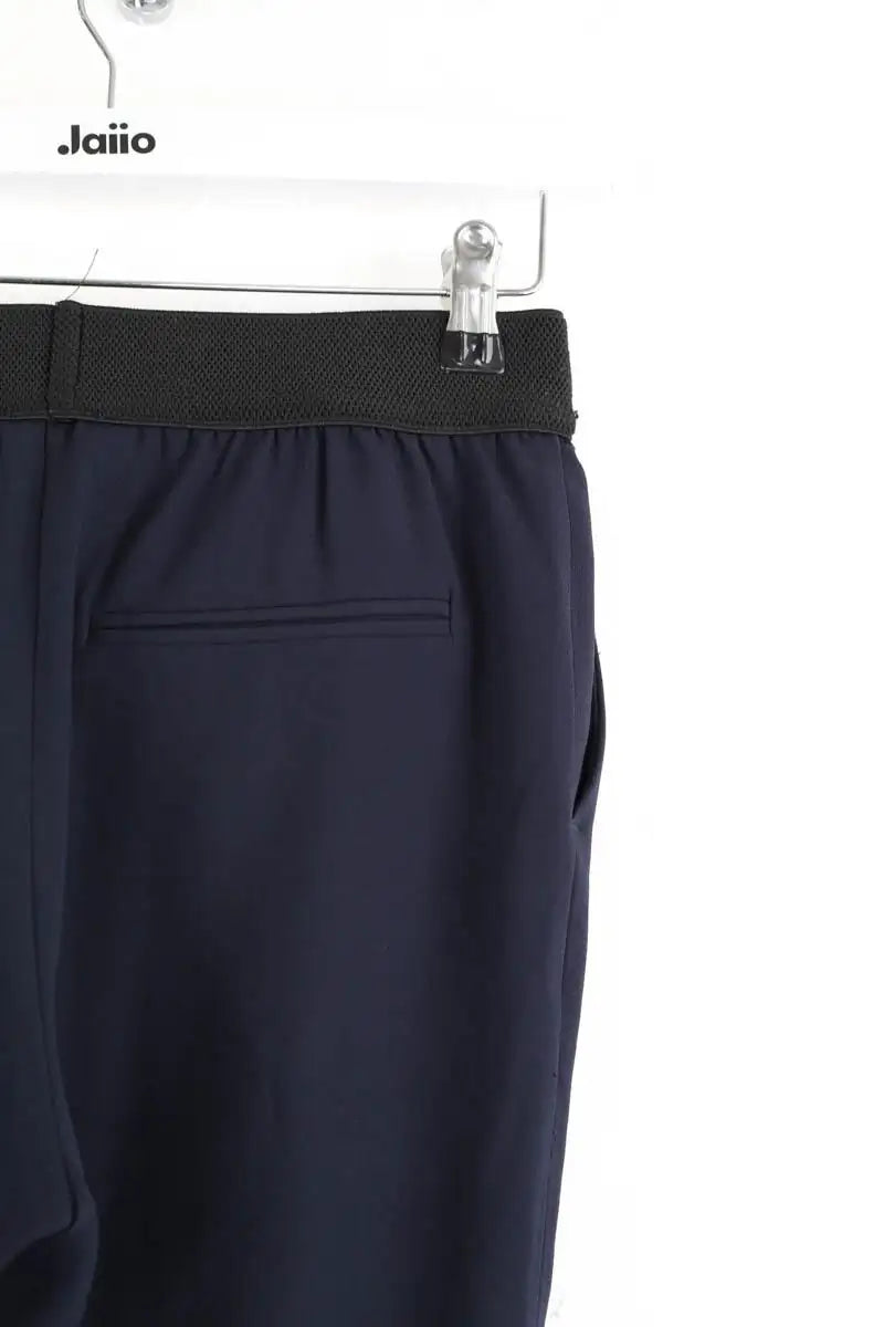 Pantalon Carot Claudie Pierlot Marine en Polyester
