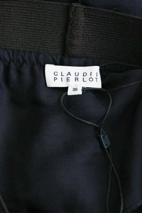 Pantalon Carot Claudie Pierlot Marine en Polyester