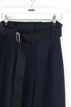 Pantalon Carot Claudie Pierlot Marine en Synthétique