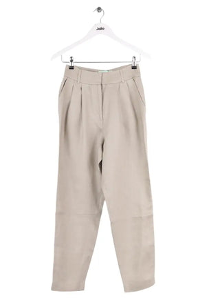 Pantalon Carot Heimstone Beige en Coton, taille XS - Seconde Main