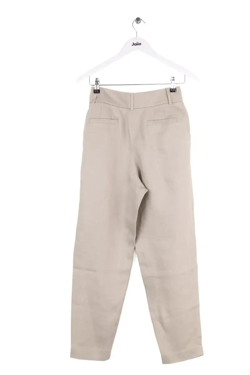 Pantalon Carot Heimstone Beige en Coton
