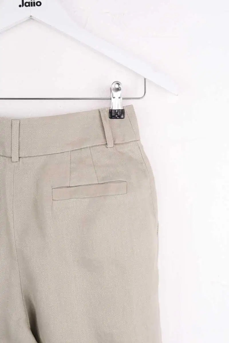 Pantalon Carot Heimstone Beige en Coton