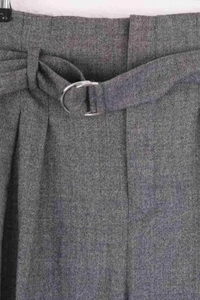 Pantalon Carot Iro Gris en Laine