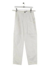 Pantalon Carot Isabel Marant Blanc en Coton, taille XS - Seconde Main