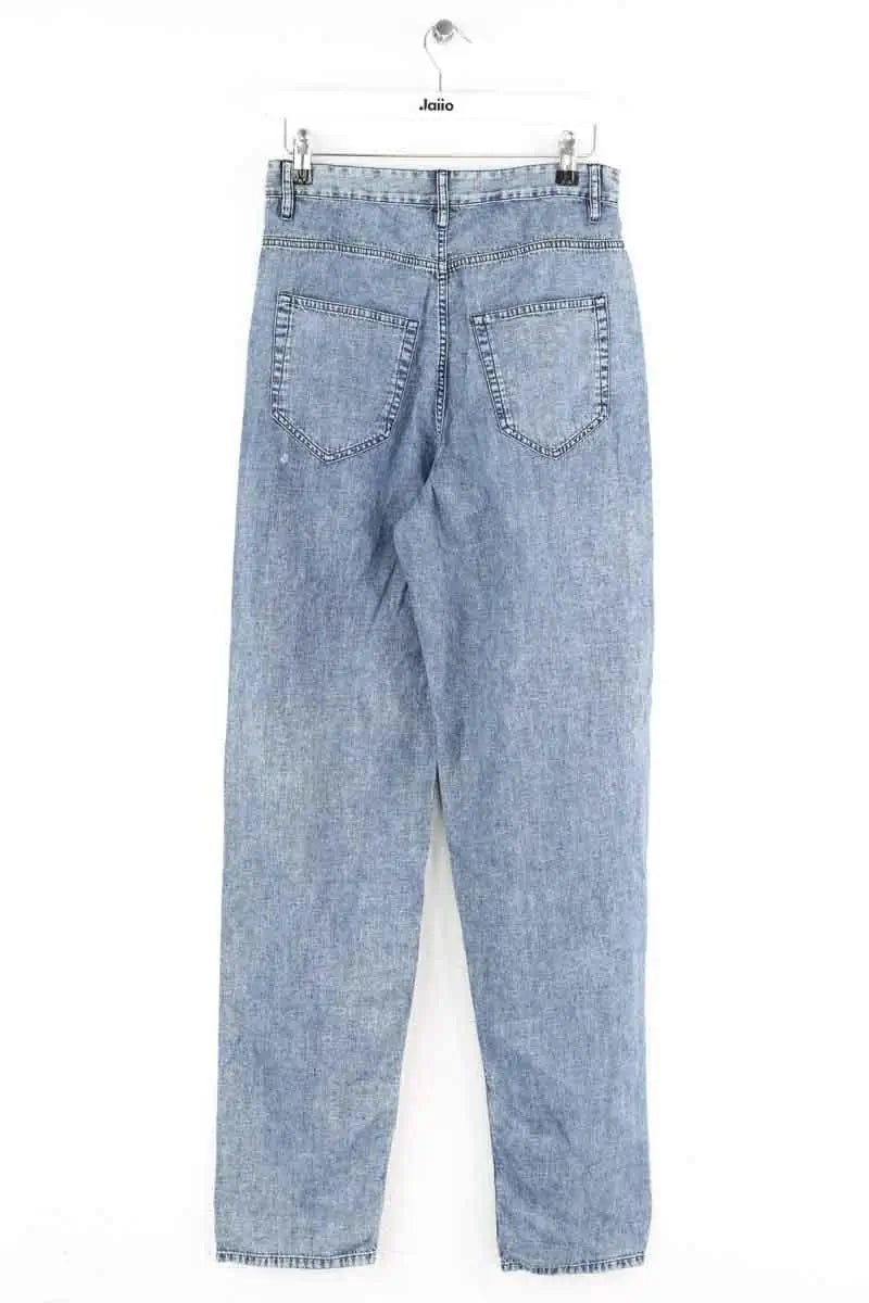 Pantalon Carot Isabel Marant Bleu en Coton