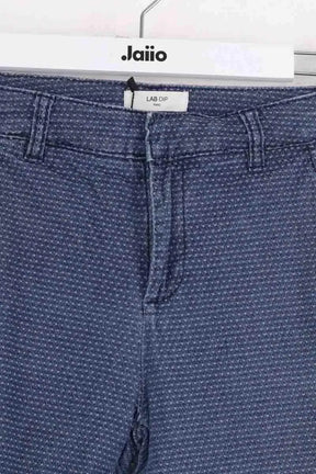 Pantalon Carot Labdip Bleu en Coton