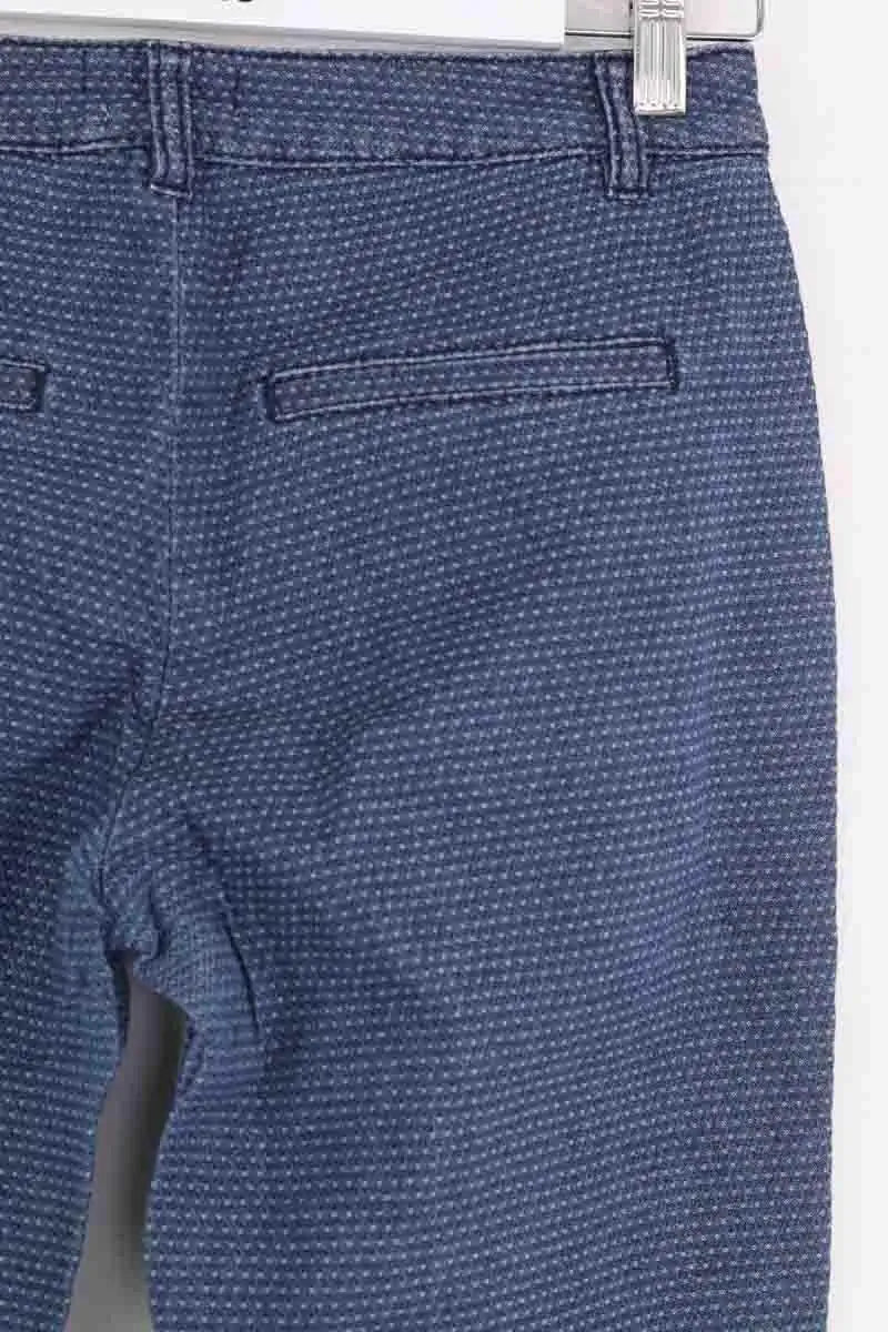 Pantalon Carot Labdip Bleu en Coton