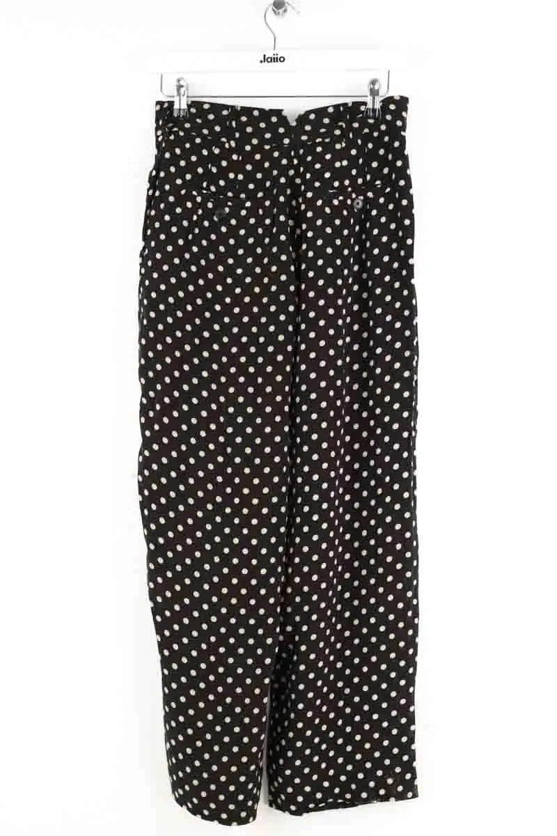 Pantalon Carot Laurence Bras Noir en Viscose