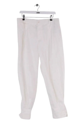 Pantalon Carot Ralph Lauren Blanc en Coton, taille M - Seconde Main