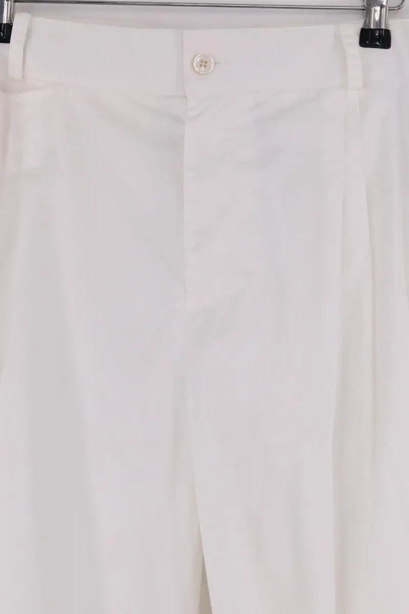 Pantalon Carot Ralph Lauren Blanc en Coton