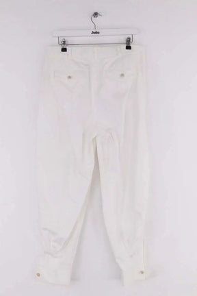 Pantalon Carot Ralph Lauren Blanc en Coton
