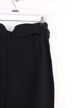 Pantalon Carot Sézane Noir en Coton