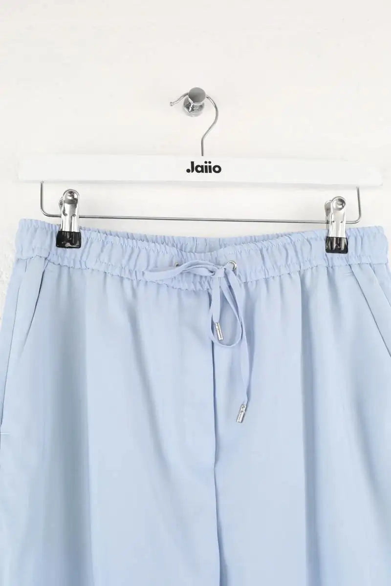 Pantalon Carot The Kooples Bleu en Synthétique