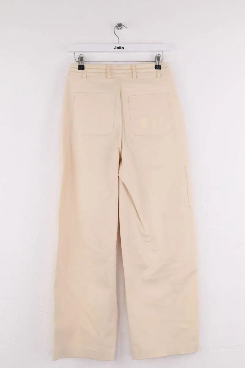 Pantalon Claudie Pierlot Beige en Coton