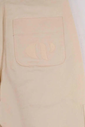 Pantalon Claudie Pierlot Beige en Coton