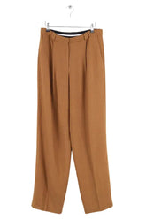 Pantalon Claudie Pierlot Marron en Viscose, taille L - Seconde Main