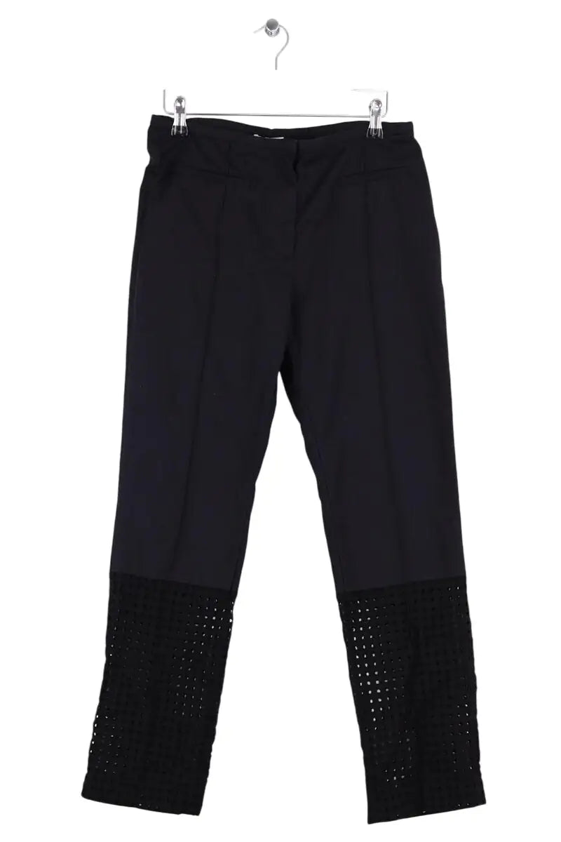 Pantalon Claudie Pierlot Noir en Coton, taille M - Seconde Main