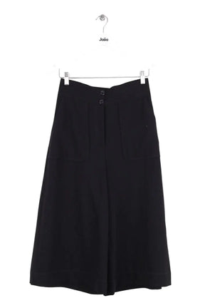 Pantalon court See By Chloé Noir en Synthétique, taille M - Seconde Main