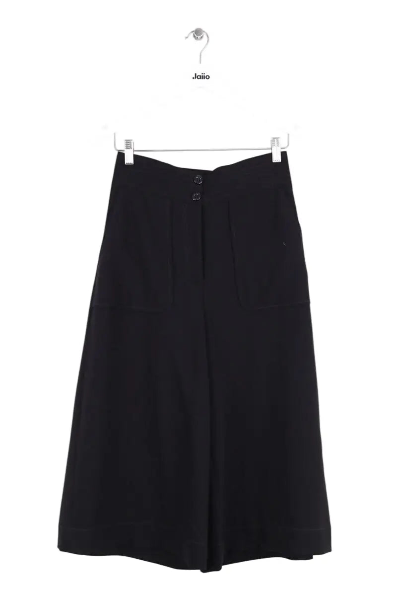 Pantalon court See By Chloé Noir en Synthétique, taille M - Seconde Main