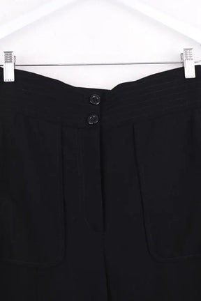 Pantalon court See By Chloé Noir en Synthétique
