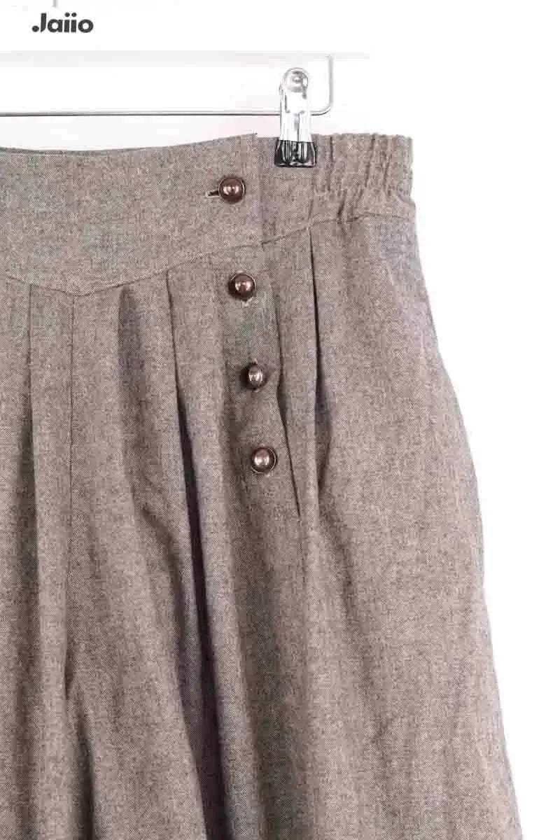 Pantalon court Sessun Marron en Viscose