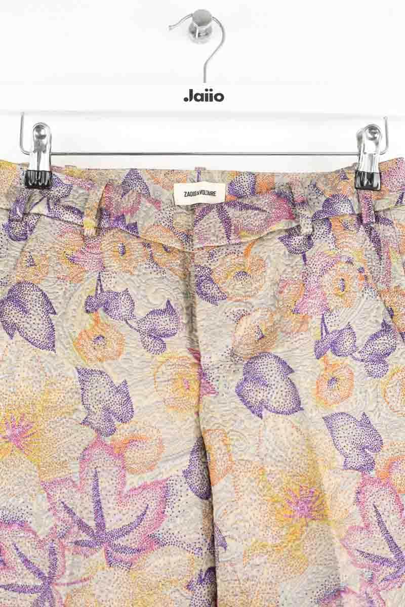 Pantalon court Zadig & Voltaire Multicolore en Coton